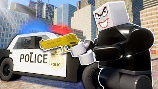 Lego Police Chase through the Gmod Big City - Brick Rigs Multiplayer Gameplay