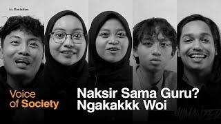 GOKIL CERITA PENGALAMAN WAKTU SEKOLAH  VOICE OF SOCIETY