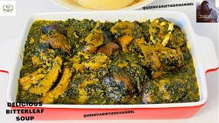 Authentic Nigerian BITTER LEAF SOUP RECIPE How To Cook Bitterleaf Soup\ OFE ONUGBU RECIPE #Igbosoup