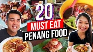 20 Best Food in Penang  Penang Street Food  What to Eat in Penang