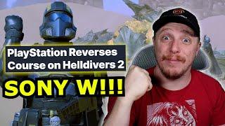 PlayStation SAYS SORRY Sony REMOVES Helldivers 2 PSN Requirement