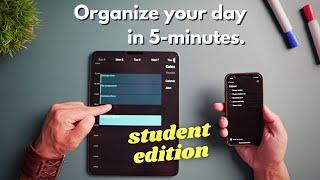 How I Organize My Busy Schedule Student Edition