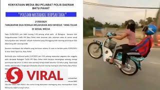 Viral video leads to female wheelie rider pillions arrest in Batu Pahat