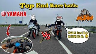 KTM RC 200 2020 VS Yamaha R15 V4 2024 Race Till Their potential  Highway Battle @JoJoMotoVlogs