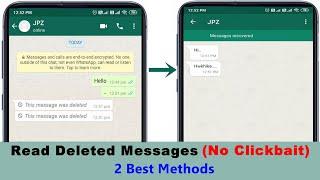 How to Read Deleted WhatsApp Messages 2 Best Methods