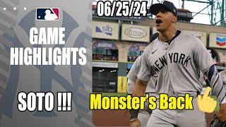 New York Yankees Highlights TODAY Highlights June 25 2024  Soto comeback 