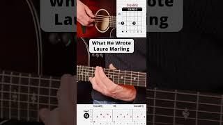 What He Wrote - Laura Marling #shorts #song #tutorial #guitarcover #cover #acoustic