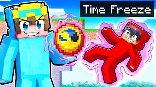 Using TIME FREEZE To Prank My Friends in Minecraft