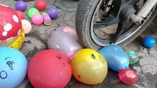 Keren Meletus Balon Air Lucu Pakai Roda Motor isi mobil pickup mainan dll popping water balloons