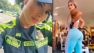 ALEXA NARVAEZ THE MOST BEAUTIFUL FITNESS POLICE OFFICER IN COLOMBIA