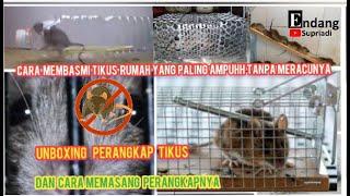 cara pasang perangkap tikus#sangatmudah