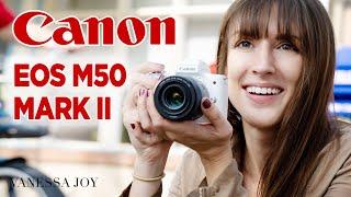 Canon M50 Mark II  Mirrorless Camera Review For Beginners
