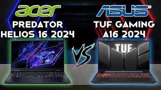 Predator Helios 16 2024 vs Tuf Gaming A16 2024 Before you buy this Gaming Laptops  Tech compare