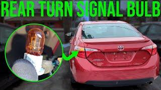 How to Replace Rear Turn Signal Bulb - Toyota Corolla 2014-2018