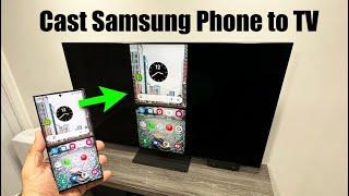 How To Mirror Any Samsung Galaxy Smartphone to HDTV Free and Wireless