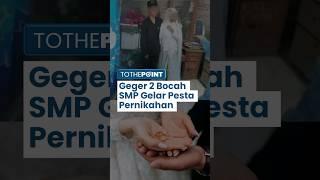 Viral 2 Bocah SMP Menikah Foto Pesta Pernikahan di Pemalang Rumah Mempelai Perempuan Tersebar