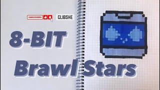 Малюнки по клітинках How to Draw 8 - BIT Icon from Brawl Stars  #drawing #brawlstars  #howtodraw