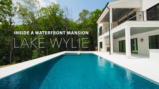 Touring a Waterfront Mansion Overlooking Lake Wylie  Charlotte NC