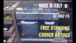 FREE STANDING GAS COOKER AF 492 FS ARTUGO‼️Made in Italy 