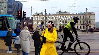 OSLO NORWAY Easter Walk In Oslo City SenterVirtual Walking Tour 4K60ftp