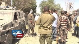 TOLOnews 18 June 2013 roadside bomb struck Mohammad Mohaqeq convoy  حمله بر کاروان محمد محقق