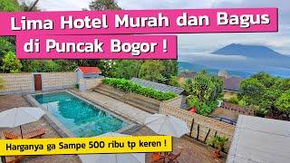 5 Hotel Murah & Bagus punya kolam renang di Puncak Bogor harga di bawah 500 ribu view nya keren ‼️