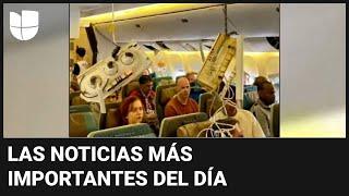 Un muerto tras fuertes turbulencias en vuelo las noticias más importantes en cinco minutos