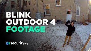 Blink Outdoor 4 Video Quality  Sample Recordings