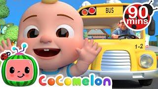 Wheels on the bus +Baby Shark & More Popular @CoComelon Animal Cartoons for Kids  Funny Cartoons