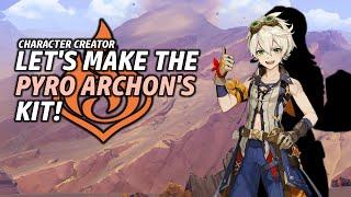 Murata The Pyro Archon  Genshin Character Creator Episode 3