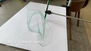 Harmonograph Large Format Drawing Tips See How Its Done  RD1Studio.com