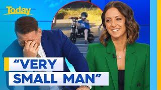 Karl absolutely loses it over Brookes off the cuff comment  Today Show Australia