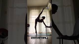 Gymnastics warm up  Gymnastics exercises  Lera the gymnast #gymnast #warmup #exercises