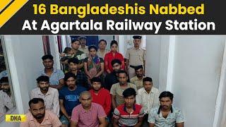 Tripura 16 Bangladeshi Nationals Including Touts Arrested At Agartala Railway Station