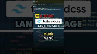 Landing Page Tasarımına Devam Ediyoruz Tailwind CSS Dersleri