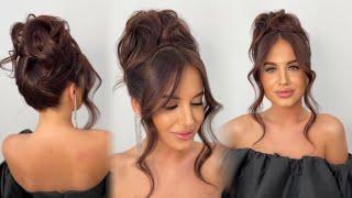 KIM K LUXURY UPDO HAIR TUTORIAL