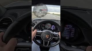Pedal to the metal in a Porsche 718 Boxster S