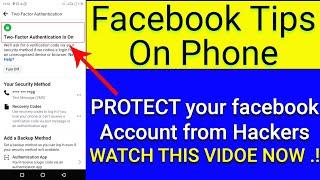 How to protect your Facebook account from hackers