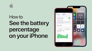How to show battery percentage on your iPhone  Apple Support