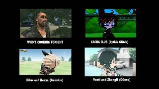 Whos Cooking Tonight Comparison L4D2 Gacha Club & Genshin