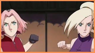 Sakura and Ino hits Sai