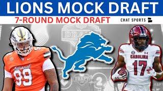 2024 NFL Mock Draft 7-Round Detroit Lions Mock Draft WITHOUT Trades