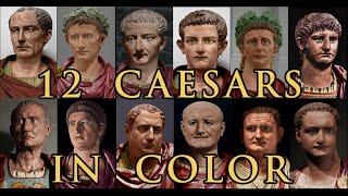 12 Caesars in color