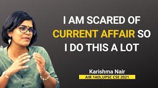 Newspaper and current affairs is all together a different subject and difficult  Karishma Nair