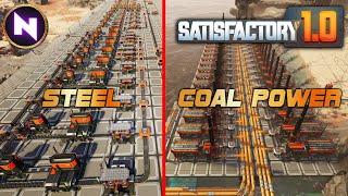 Early Game Designs STEEL 400m & COAL POWER 2700 MW  02   Satisfactory 1.0  Lets Play