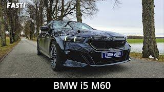 2024 BMW i5 M60 601hp  Walkaround  Acceleration  Fly by  Range test  4K