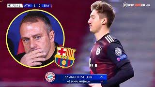 Angelo Stiller Playing for Hansi Flick vs Atletico Madrid  BARCELONA TARGET 