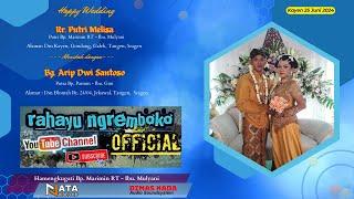 LIVE Tayub Rahayu Ngremboko The Wedding Putri & Arip  Dimas Nada Audio  NATA Shooting HD