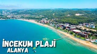 İncekum Plajı Alanya - Alanya Nerede Denize Girilir? Alanya Gezilecek Yerler - Antalya Alanya Turkey