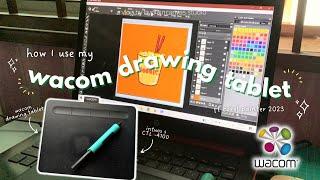 how I use my Wacom drawing tablet  digital art ️